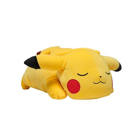 jazwares sleeping pokemon|pokemon pikachu sleeping pillow.